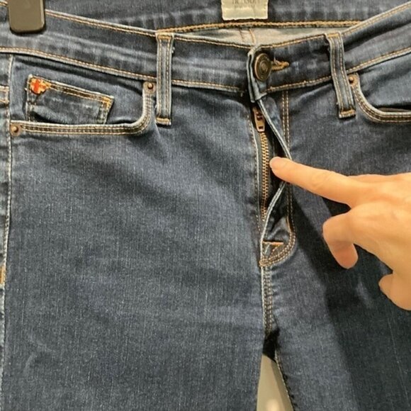 Hudson Jeans Super Skinny Nico Midrise Blue Jean 27/29 - Picture 6 of 15